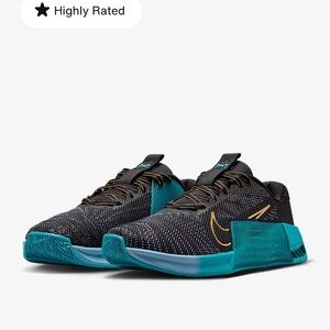 Nike Metcon 9 AMP 'Dusty Cactus' Black HF1395-001 Women's 7.5 ***NEW***